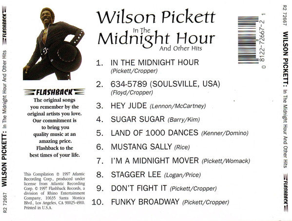 Wilson Pickett : In The Midnight Hour And Other Hits (CD, Comp)
