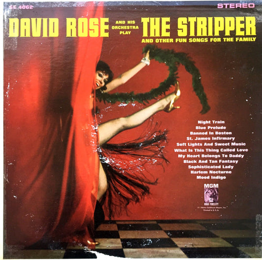 David Rose And His Orchestra* : The Stripper And Other Fun Songs For The Family (LP, Album)