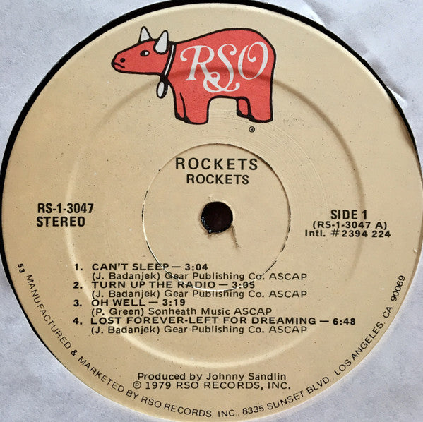 Rockets* : Rockets (LP, Album, 53 )