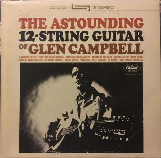 Glen Campbell : The Astounding 12-String Guitar Of Glen Campbell (LP, Album, Scr)