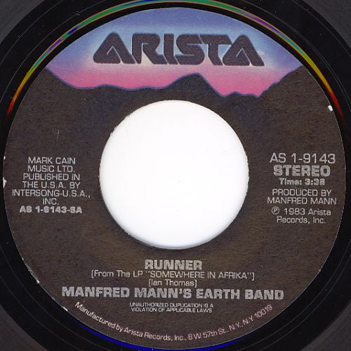 Manfred Mann's Earth Band : Runner (7", Single)