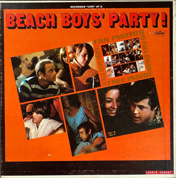 The Beach Boys : Beach Boys' Party! (LP, Album, Mono, Scr)