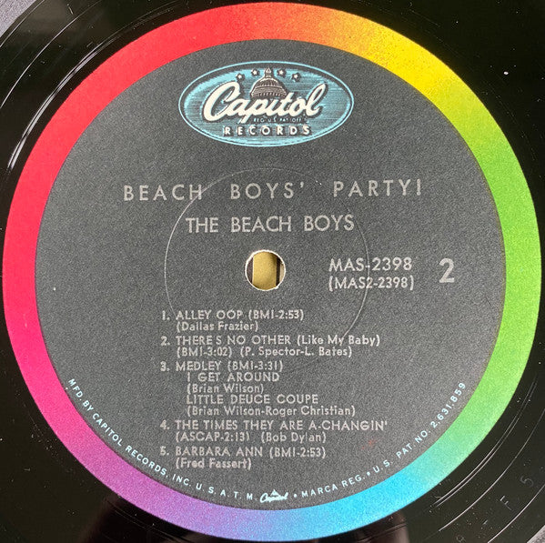 The Beach Boys : Beach Boys' Party! (LP, Album, Mono, Scr)
