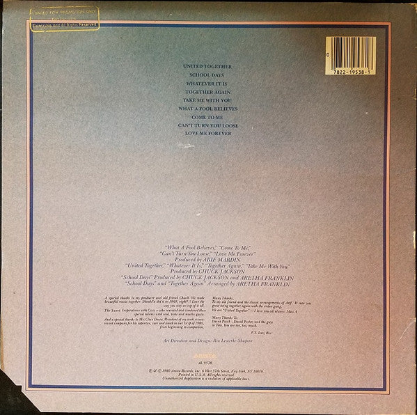 Aretha Franklin : Aretha (LP, Album, Ter)