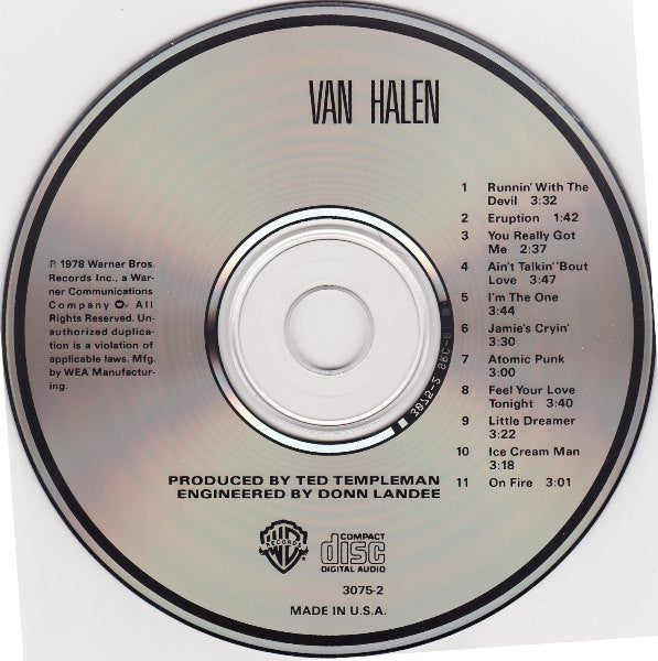 Van Halen : Van Halen (CD, Album, RE)