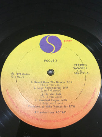 Focus (2) : Focus 3 (2xLP, Album, Ric)