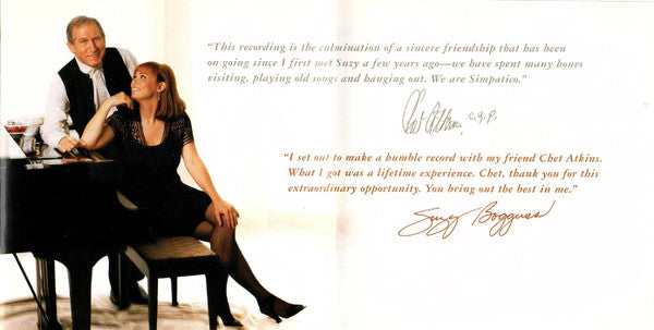 Suzy Bogguss & Chet Atkins : Simpatico (CD, Album, Club)