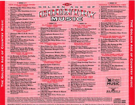 Various : The Golden Age Of Country Music (4xCD, Comp)