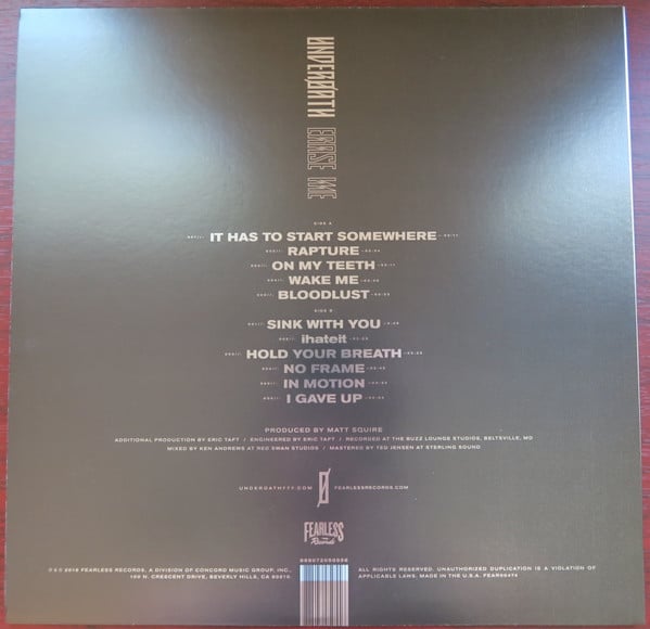 Underoath : Erase Me (LP, Album, Ltd, Cle)