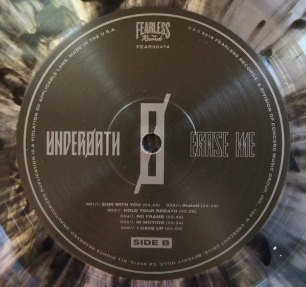 Underoath : Erase Me (LP, Album, Ltd, Cle)