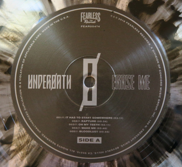 Underoath : Erase Me (LP, Album, Ltd, Cle)