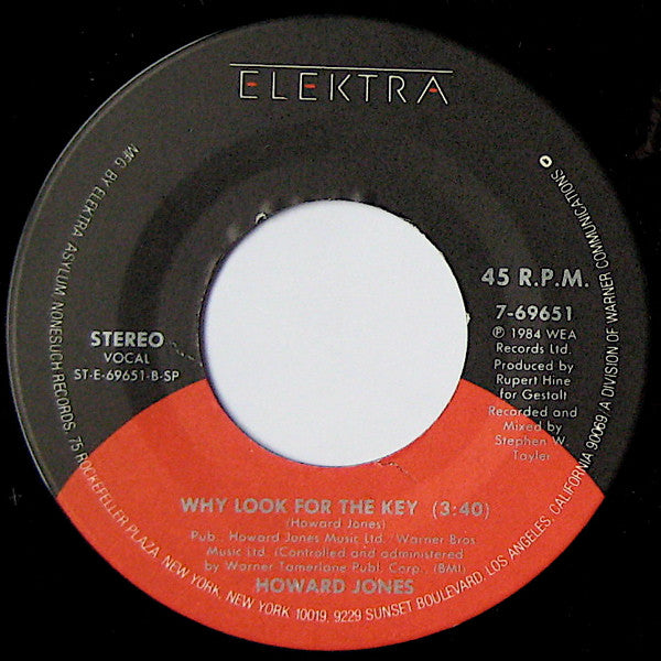 Howard Jones : Things Can Only Get Better (7", Single, Spe)