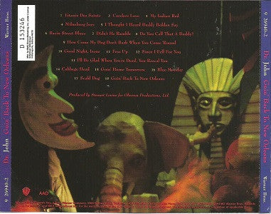 Dr. John : Goin' Back To New Orleans (CD, Album, Club)