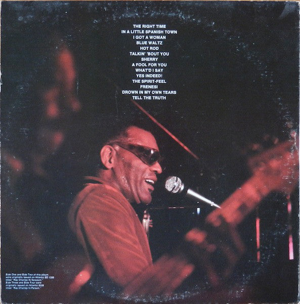 Ray Charles : Live (2xLP, Comp, Gat)