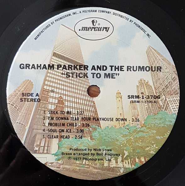 Graham Parker And The Rumour : Stick To Me (LP, Album, Ter)