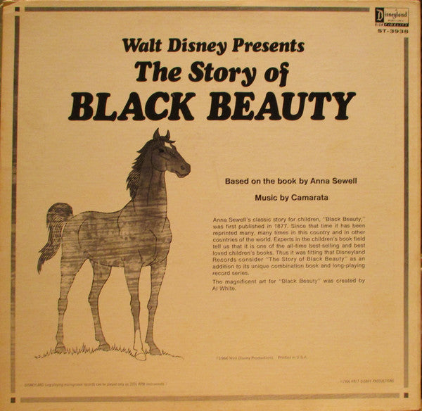 Camarata* : The Story And Songs Of Black Beauty (LP, Album, RP)