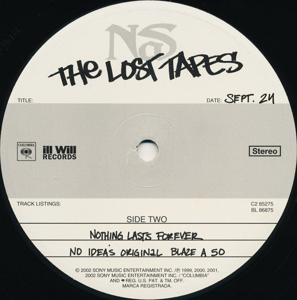 Nas : The Lost Tapes (2xLP, Album)