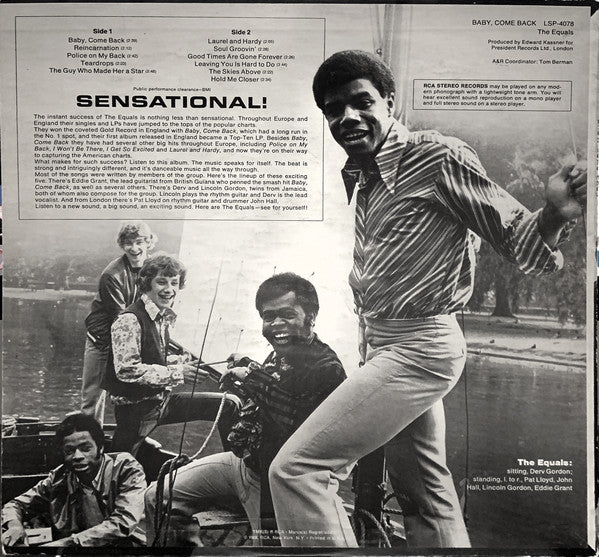 The Equals : Baby, Come Back (LP, Comp, Hol)