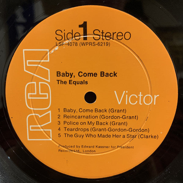 The Equals : Baby, Come Back (LP, Comp, Hol)