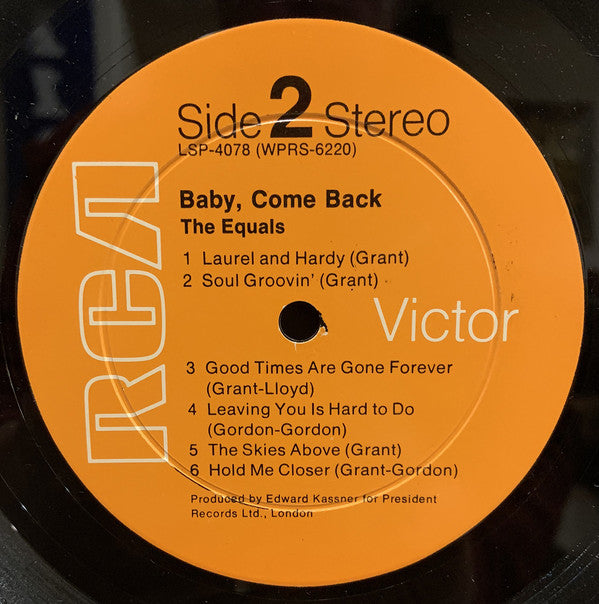 The Equals : Baby, Come Back (LP, Comp, Hol)