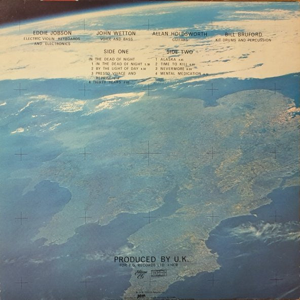 U.K.* : U.K. (LP, Album, RE)