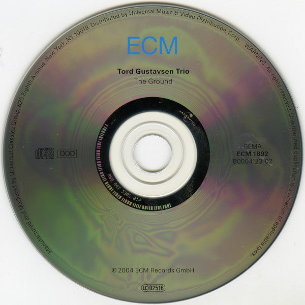 Tord Gustavsen Trio : The Ground (CD, Album, Club, BMG)
