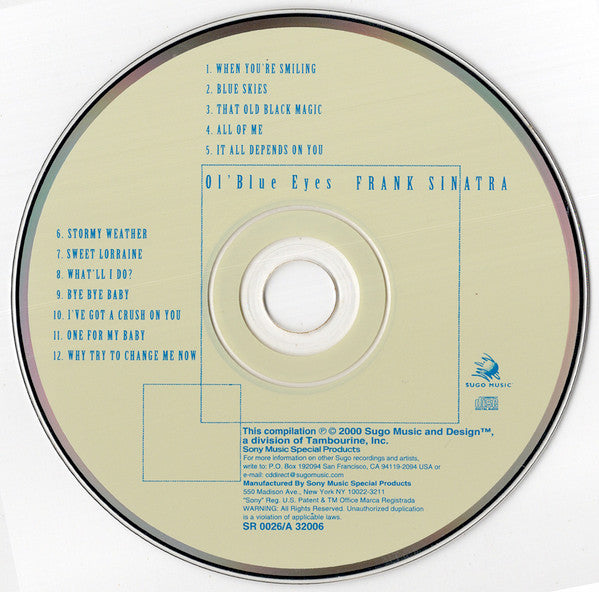 Frank Sinatra : Ol' Blue Eyes (CD, Album, Comp)