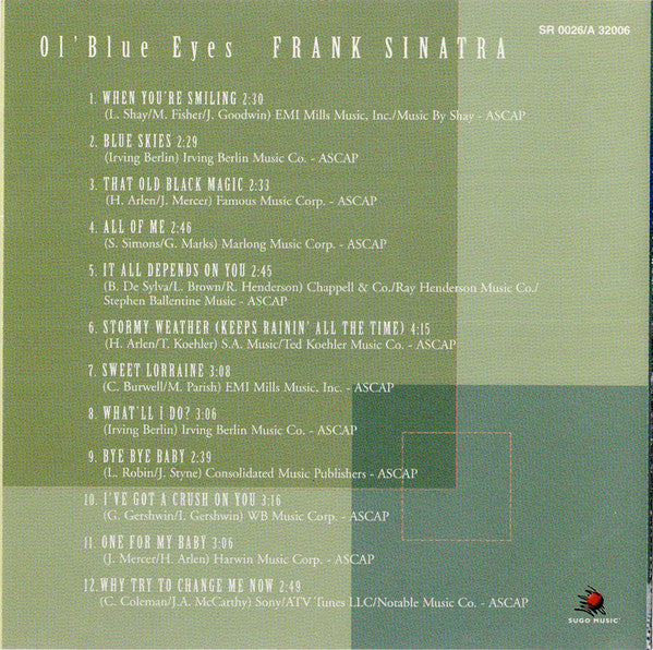 Frank Sinatra : Ol' Blue Eyes (CD, Album, Comp)