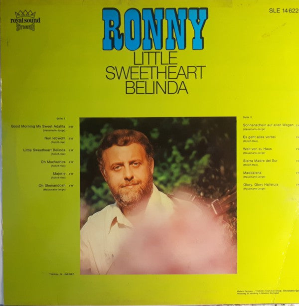 Ronny (4) : Little Sweetheart Belinda (LP, Album)