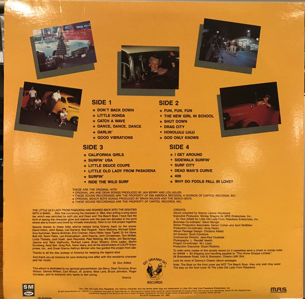Jan & Dean And The Beach Boys : Granny's California Classics (2xLP, Comp)