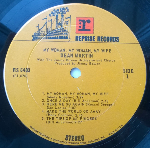 Dean Martin : My Woman, My Woman, My Wife (LP, Album)