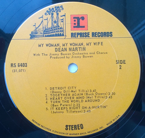Dean Martin : My Woman, My Woman, My Wife (LP, Album)