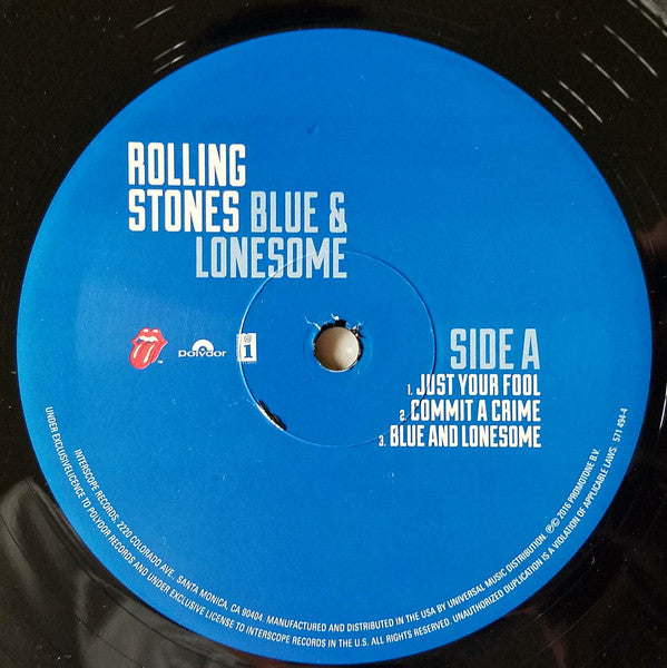 The Rolling Stones : Blue & Lonesome (2xLP, Album, 180)
