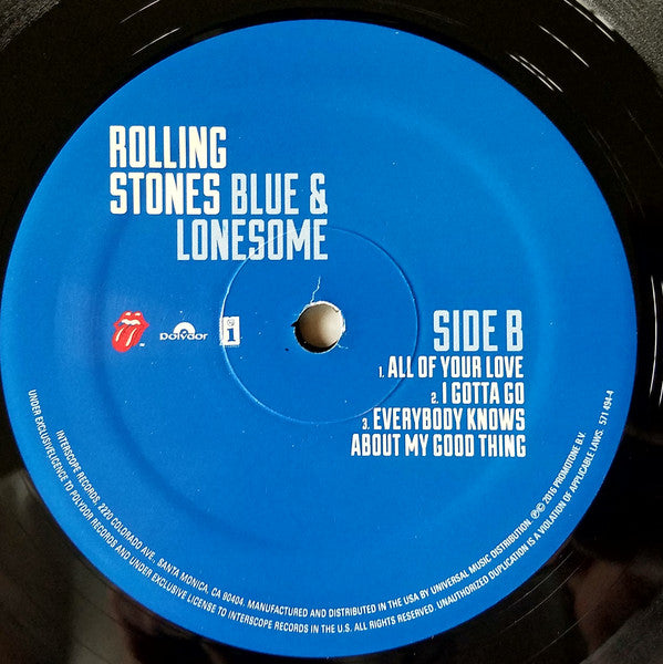 The Rolling Stones : Blue & Lonesome (2xLP, Album, 180)