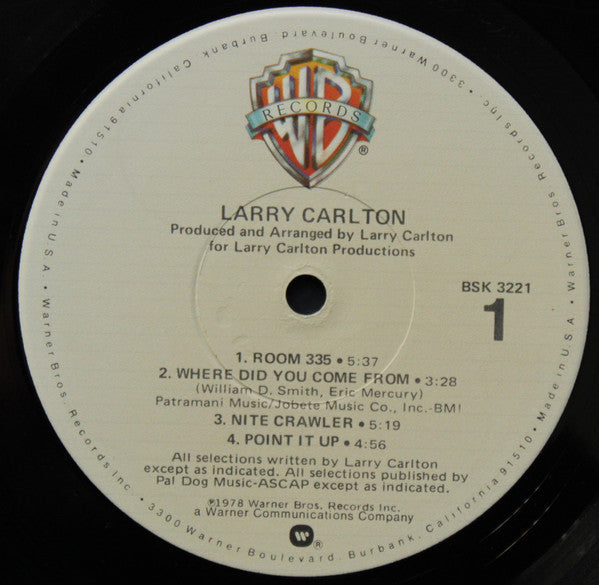 Larry Carlton : Larry Carlton (LP, Album, Jac)