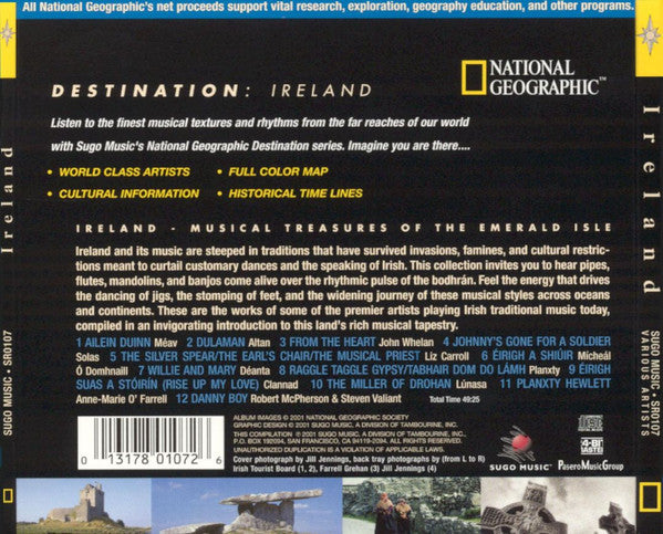Various : National Geographic: Destination Ireland (CD, Comp)
