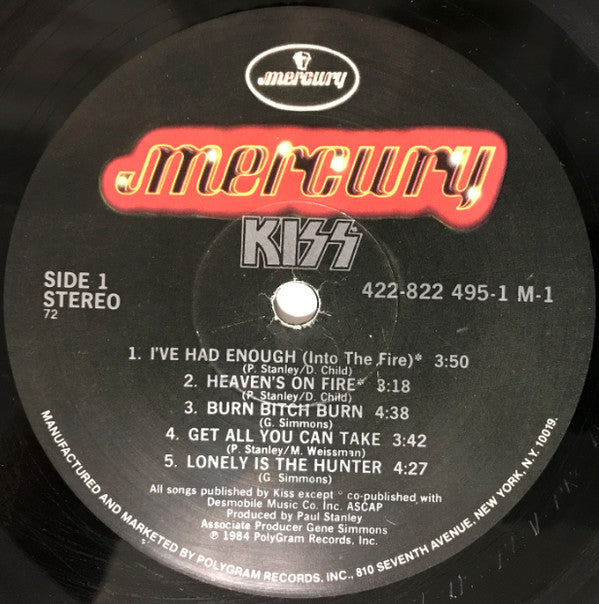 Kiss : Animalize (LP, Album, 72 )