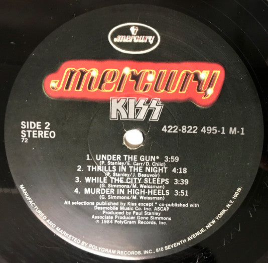 Kiss : Animalize (LP, Album, 72 )