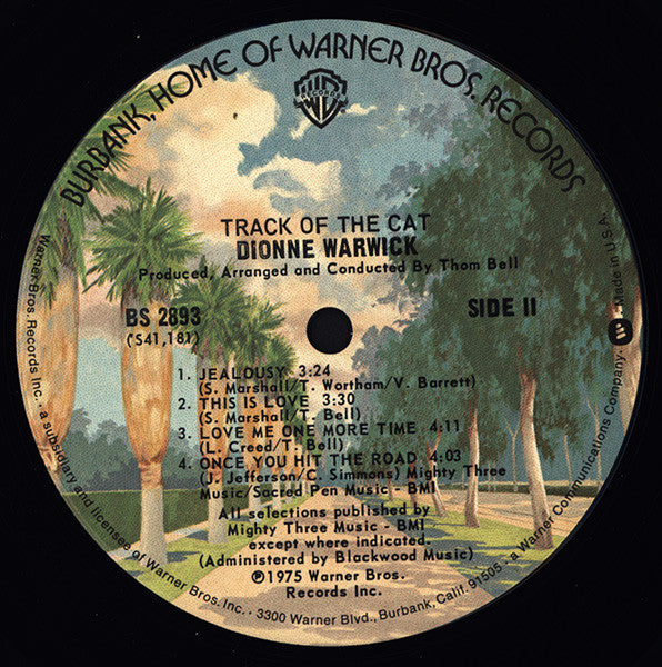 Dionne Warwick : Track Of The Cat (LP, Album)