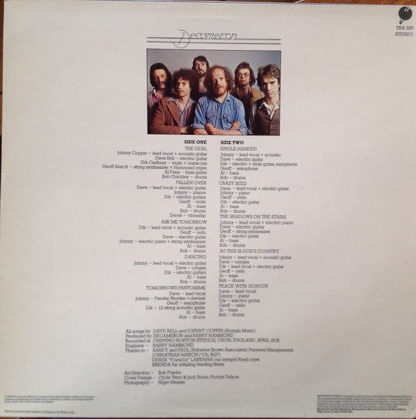 Decameron (3) : Tomorrow's Pantomime (LP, Album)