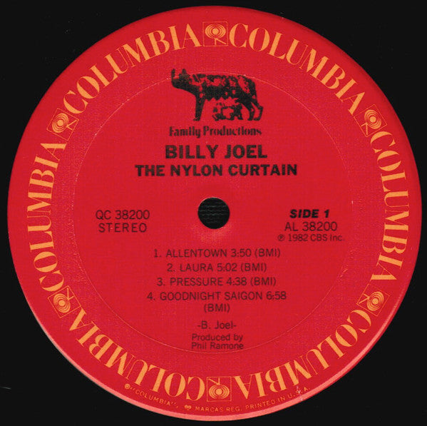 Billy Joel : The Nylon Curtain (LP, Album, RE, Car)