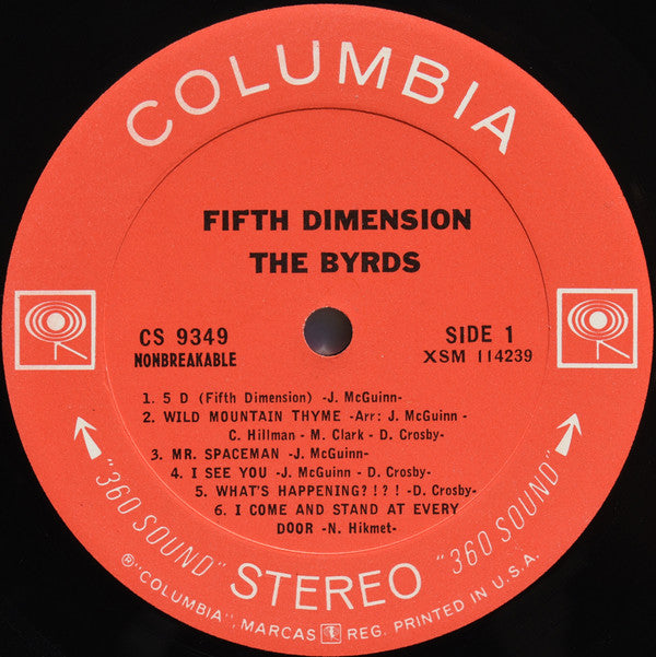 The Byrds : Fifth Dimension (LP, Album)