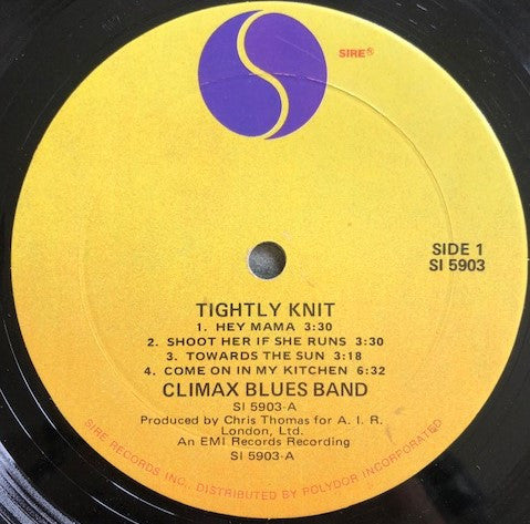 Climax Blues Band : Tightly Knit (LP, Album, Mon)