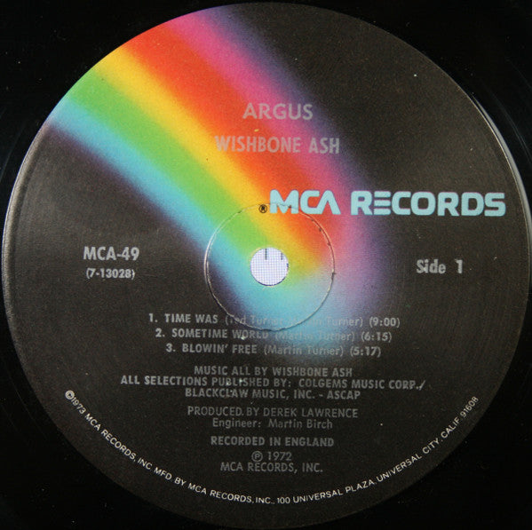 Wishbone Ash : Argus (LP, Album, RE, Pin)