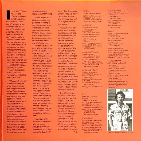 Ry Cooder : Chicken Skin Music (LP, Album, Ltd, Num, RE, RM, Gat)