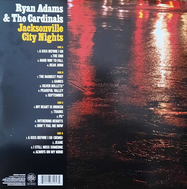 Ryan Adams & The Cardinals : Jacksonville City Nights (2xLP, Album)