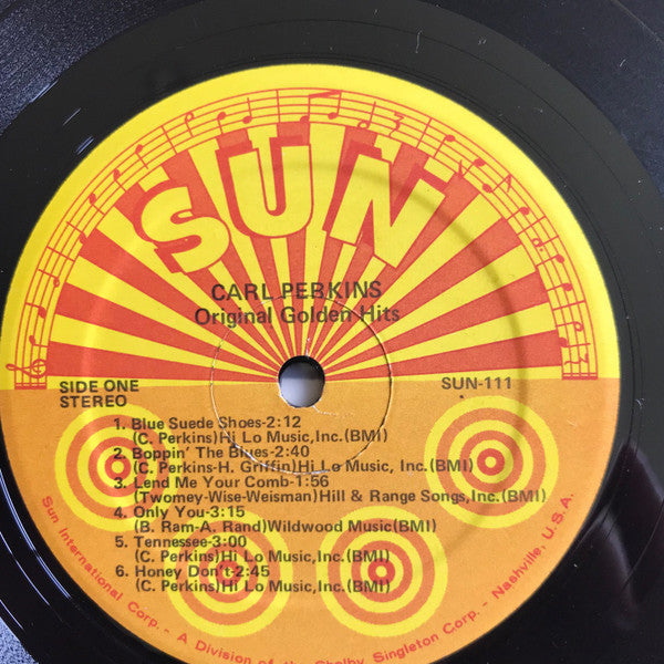 Carl Perkins : Original Golden Hits (LP, Comp)