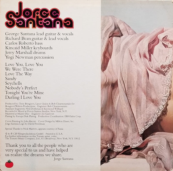 Jorge Santana : Jorge Santana (LP, Album)