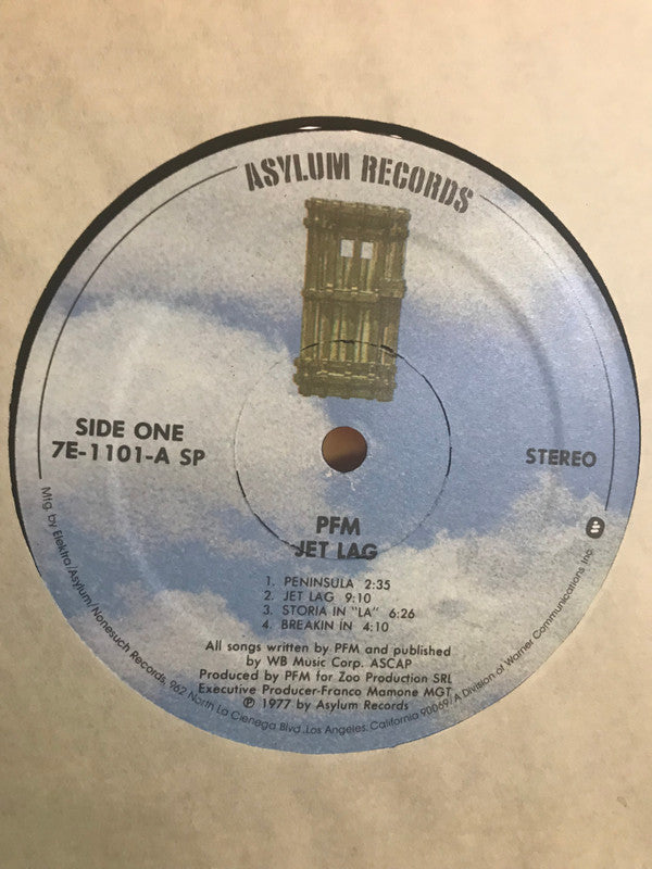 PFM* : Jet Lag (LP, Album, SP)