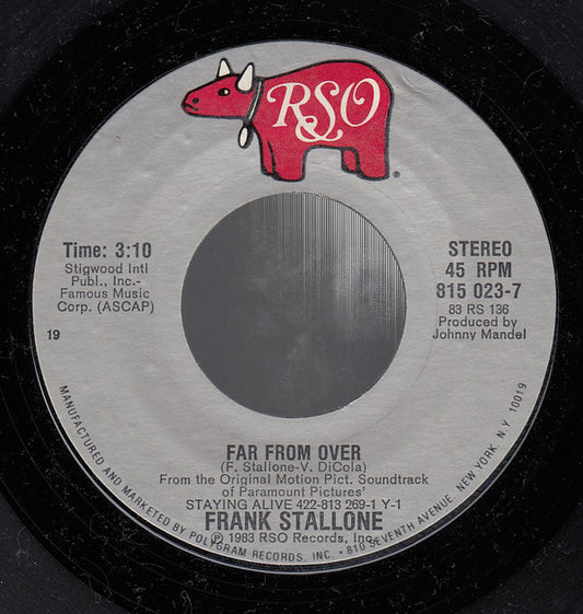 Frank Stallone : Far From Over (7", Styrene, Bes)